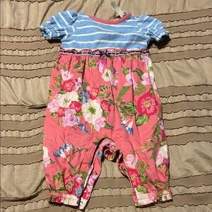 Matilda Jane Blue and Pink Floral Bodysuit